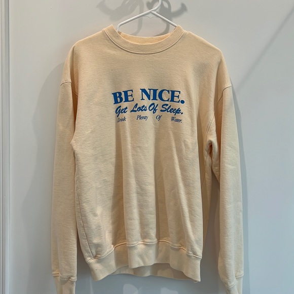 Sporty & Rich Sweaters - Sporty & Rich Be Nice Sweatshirt